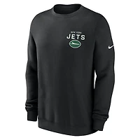 New York Jets Draw Block Club Men's Nike NFL Pullover Crew