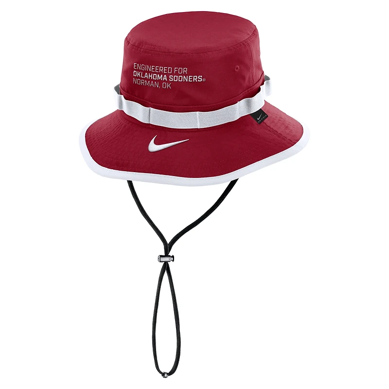 Oklahoma Sideline Apex Gameday Boonie Men's Nike Dri-FIT College Bucket Hat
