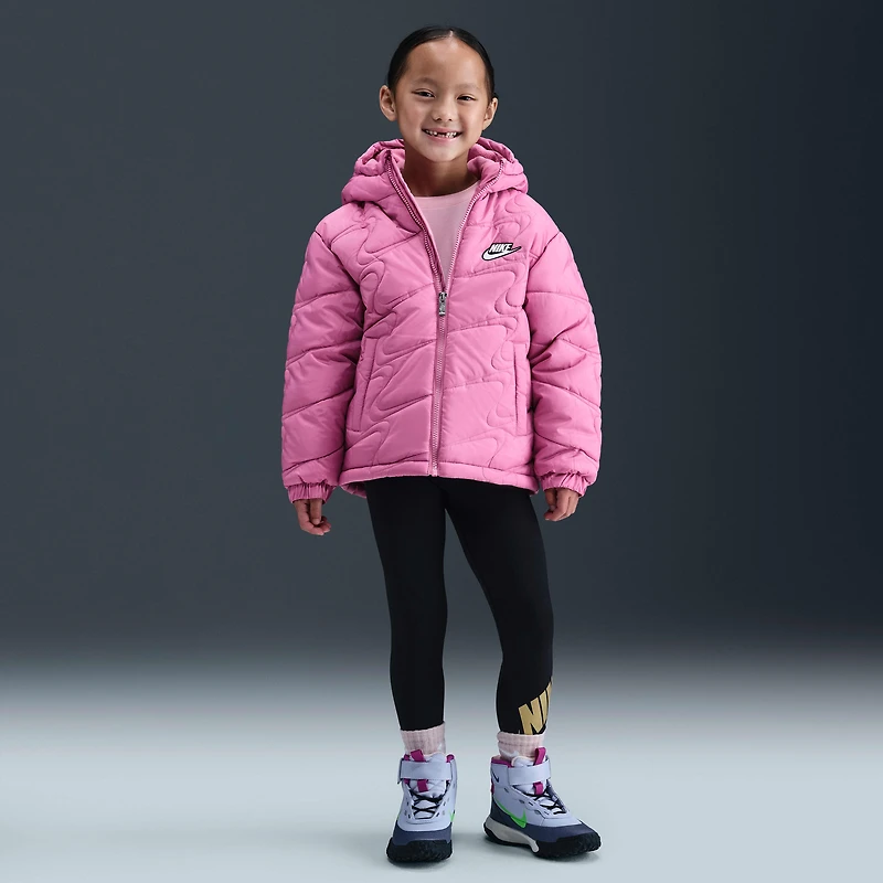 Nike Little Kids' Swoosh Quilted Puffer Jacket