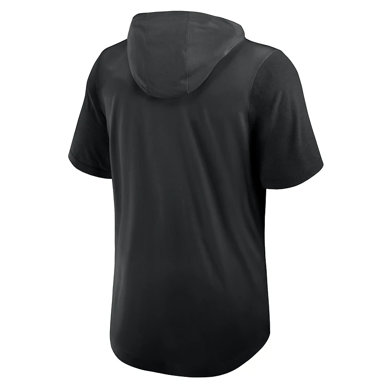 Los Angeles Dodgers Logo Men's Nike Dri-FIT MLB Hooded T-Shirt