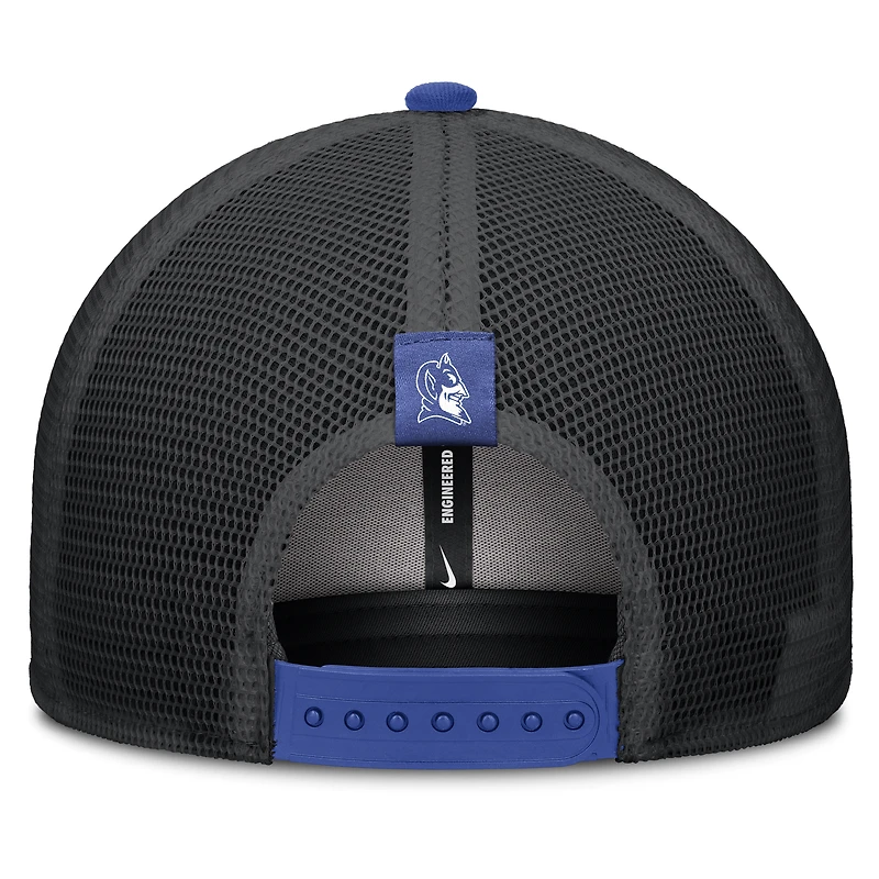 Duke Legacy Arch Rise Men's Nike Dri-FIT College Trucker Adjustable Hat