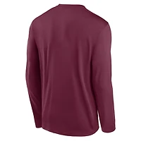 Florida State Courtside Basketball Shootaround Legend Men's Nike Dri-FIT College Long-Sleeve T-Shirt