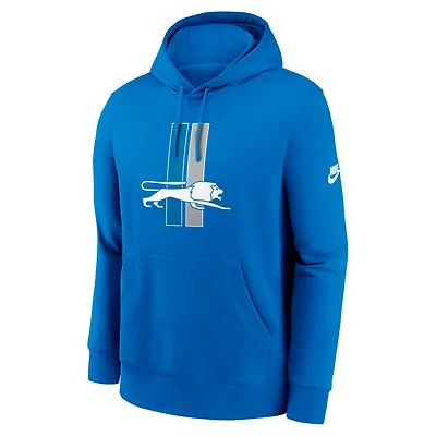 Detroit Lions Club Logo Men's Nike NFL Pullover Hoodie