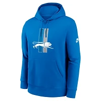 Detroit Lions Club Logo Men's Nike NFL Pullover Hoodie