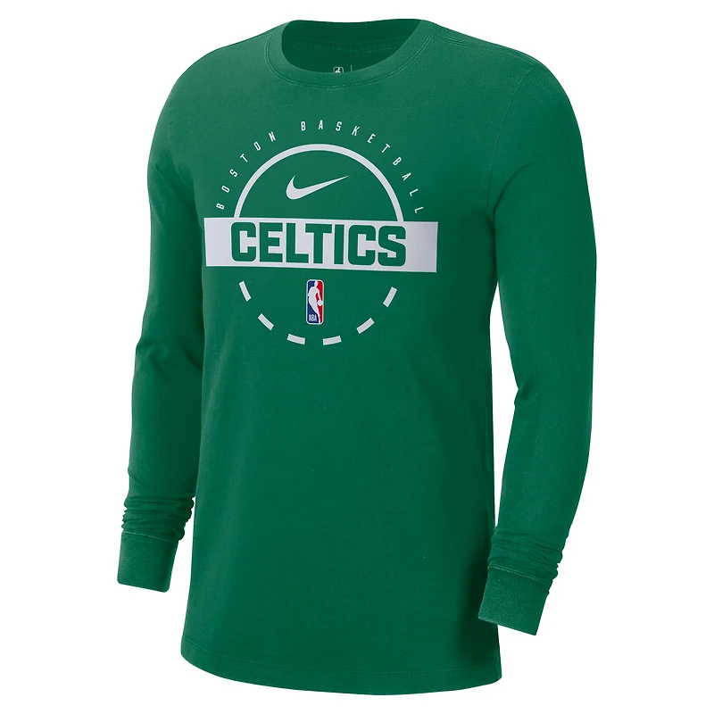 Boston Celtics Men's Nike NBA Practice Long-Sleeve T-Shirt