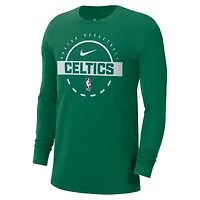Boston Celtics Men's Nike NBA Practice Long-Sleeve T-Shirt