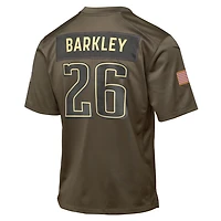 Saquon Barkley Philadelphia Eagles Salute to Service Big Kids’ Nike NFL Game Jersey