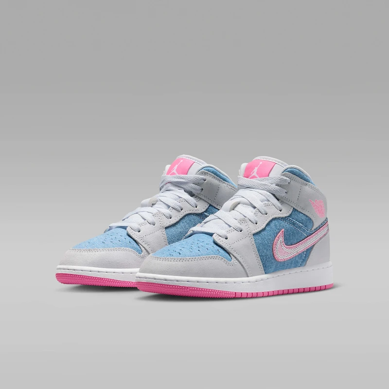 Air Jordan 1 Mid SE Big Kids' Shoes