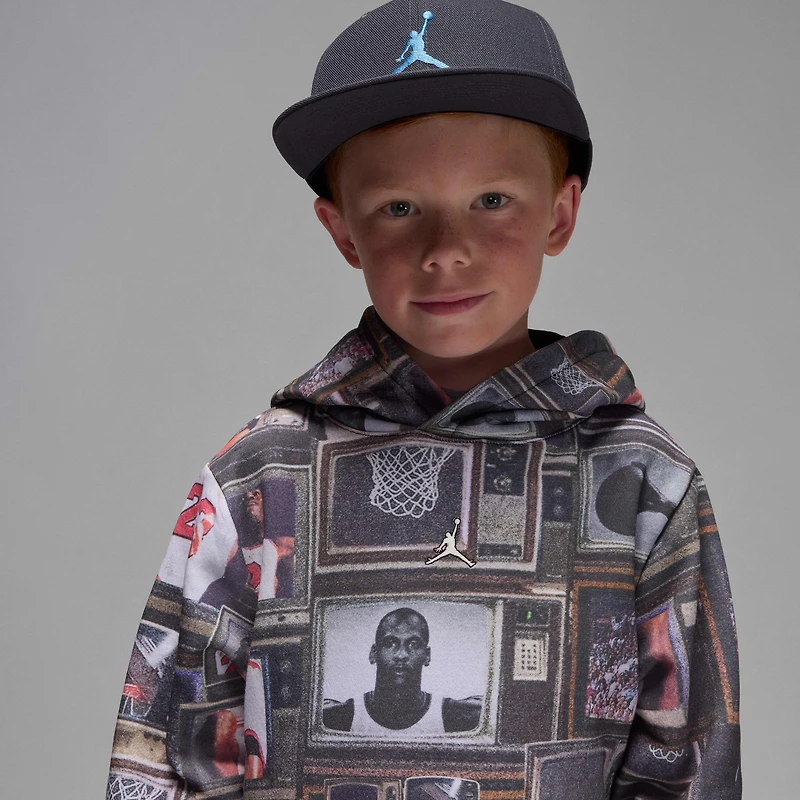 Jordan Brooklyn Fleece Little Kids' Printed 2-Piece Set