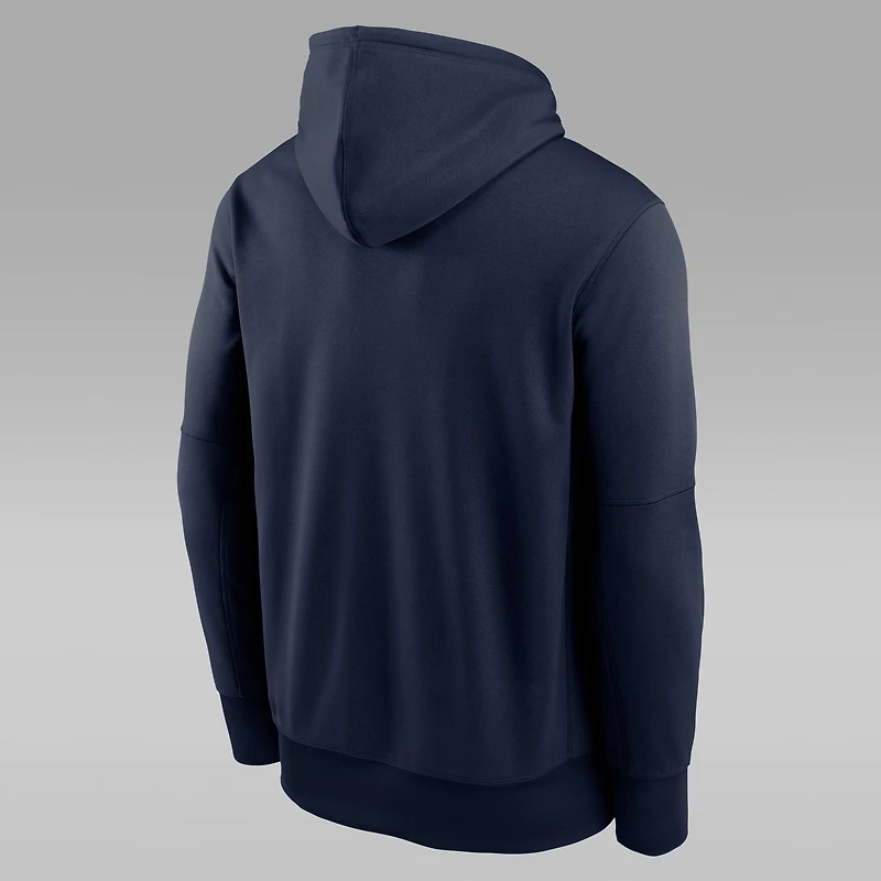 Michigan Team Stacked Men’s Nike Therma College Pullover Hoodie