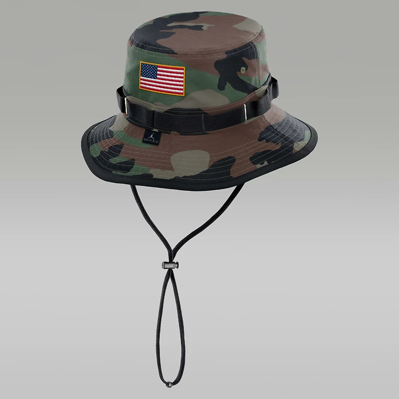 Oklahoma 2025 Military Appreciation Boonie Men's Jordan Brand Dri-FIT College Bucket Hat