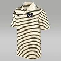 Michigan Striped Men's Jordan Brand Dri-FIT College Polo
