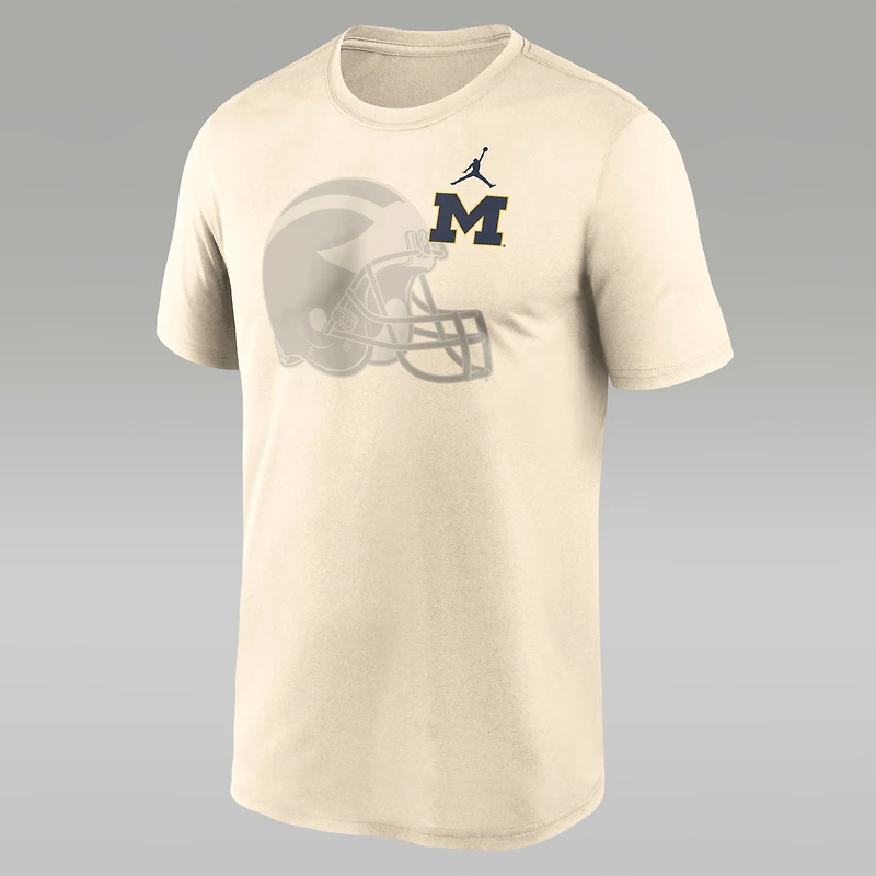 Michigan Campus Legend Shadow Logo Men's Nike Dri-FIT College T-Shirt