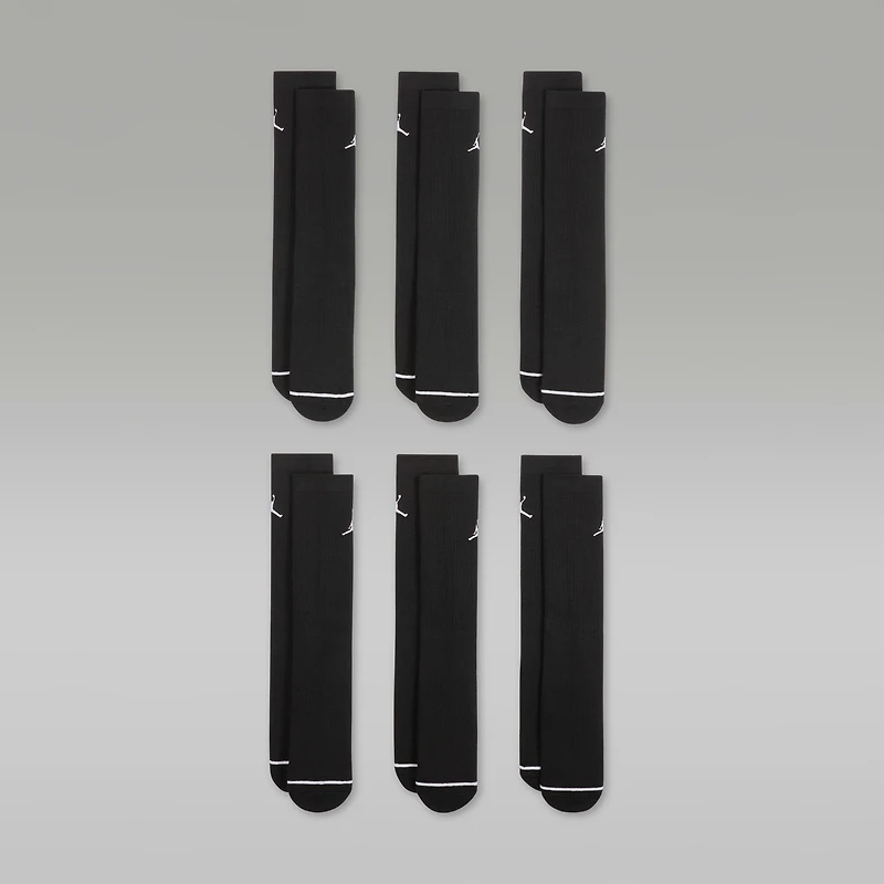 Jordan Everyday Cushioned Crew Socks (6 Pairs)