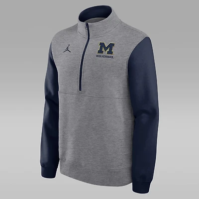 Michigan Club Men's Jordan Brand College 1/2-Zip Crew