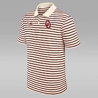 Oklahoma Striped Men's Jordan Brand Dri-FIT College Polo