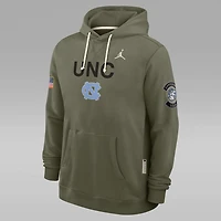 North Carolina 2025 Military Appreciation Men's Jordan Brand Dri-FIT College Pullover Hoodie