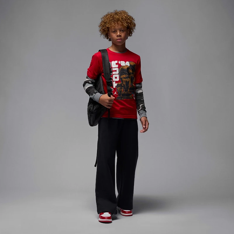 Jordan Brooklyn Essentials Big Kids' Open Fleece Pants