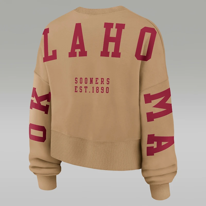 Oklahoma Phoenix 2-Hit Women's Jordan Brand College Pullover Crew