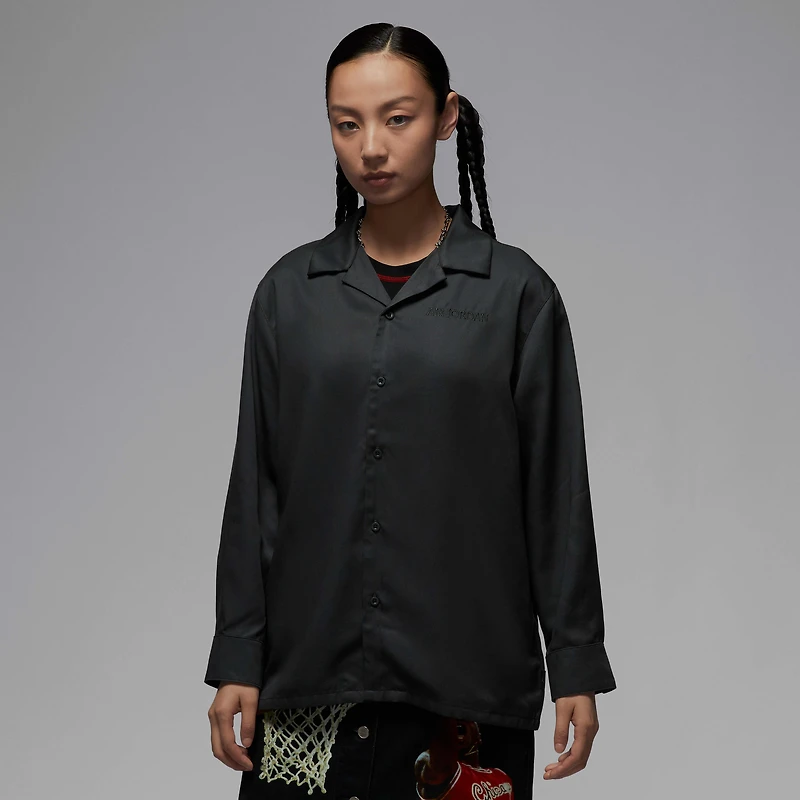 Air Jordan Women's Long-Sleeve Woven Top