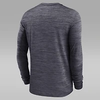 North Carolina Sideline Velocity Men's Jordan Brand Dri-FIT College Long-Sleeve T-Shirt