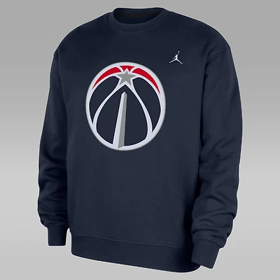 Washington Wizards Statement Essentials Men's Jordan NBA Fleece Crew-Neck Sweatshirt