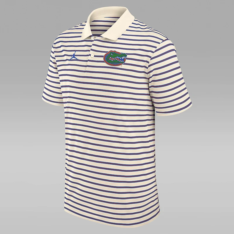 Florida Striped Men's Jordan Brand Dri-FIT College Polo