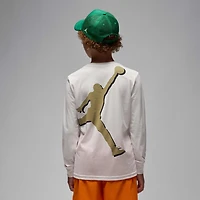 Air Jordan Big Kids' Label Long Sleeve T-Shirt