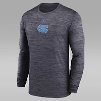 North Carolina Sideline Velocity Men's Jordan Brand Dri-FIT College Long-Sleeve T-Shirt