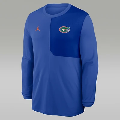 Florida Sideline Coach Men's Jordan Brand Dri-FIT College Long-Sleeve Top