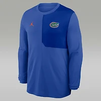 Florida Sideline Coach Men's Jordan Brand Dri-FIT College Long-Sleeve Top