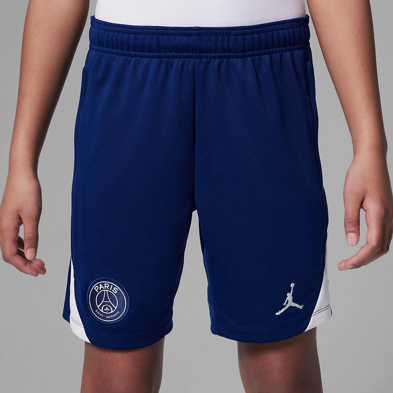 Paris Saint-Germain Strike Fourth Big Kids' Jordan Dri-FIT Soccer Knit Shorts