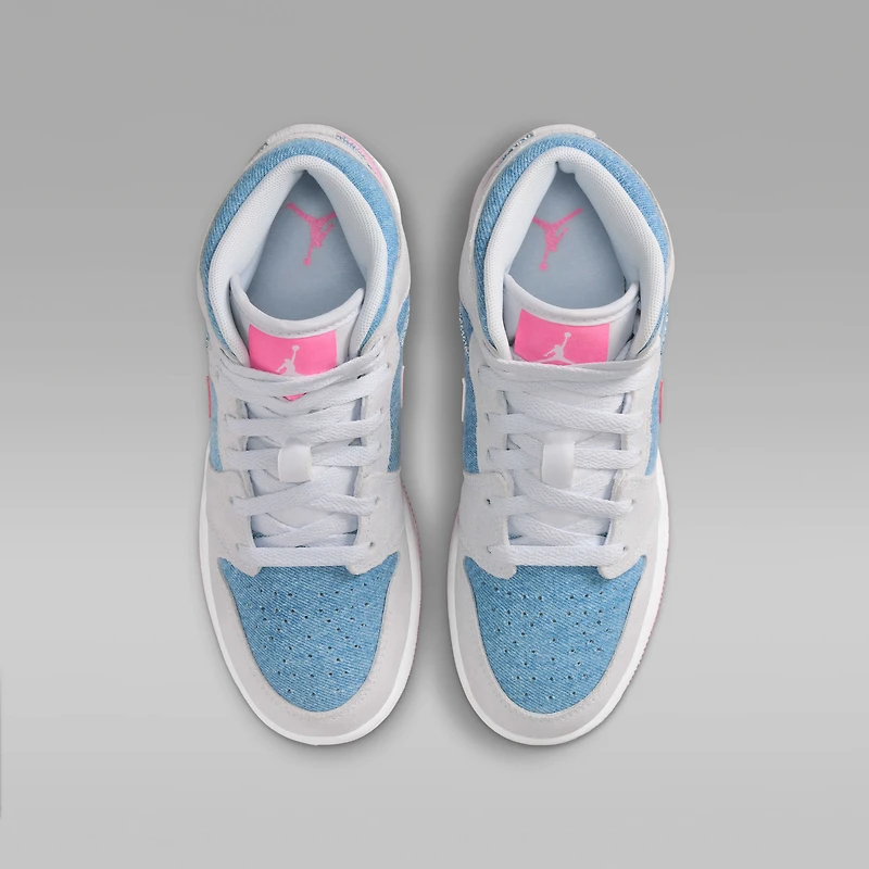 Air Jordan 1 Mid SE Big Kids' Shoes