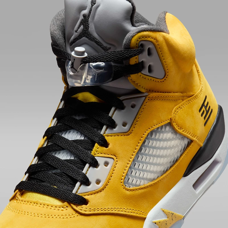 Air Jordan 5 Retro "Varsity Maize and Wolf Grey" Men's Shoes