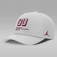 Oklahoma On-Field Primetime Rise Men's Jordan Brand College Adjustable Hat