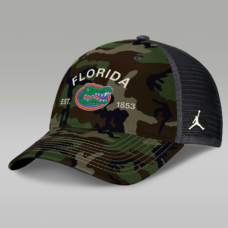 Florida 2025 Military Appreciation Rise Men's Jordan Brand College Trucker Adjustable Hat