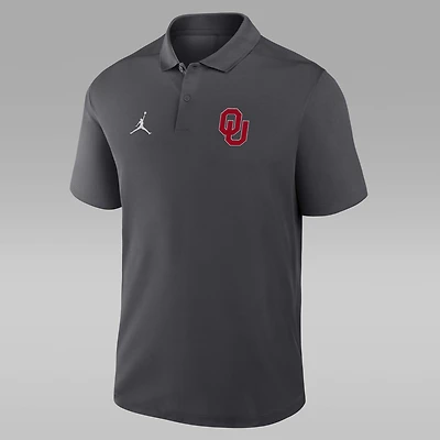 Oklahoma Primetime Victory Primary Logo Men's Nike Dri-FIT College Polo