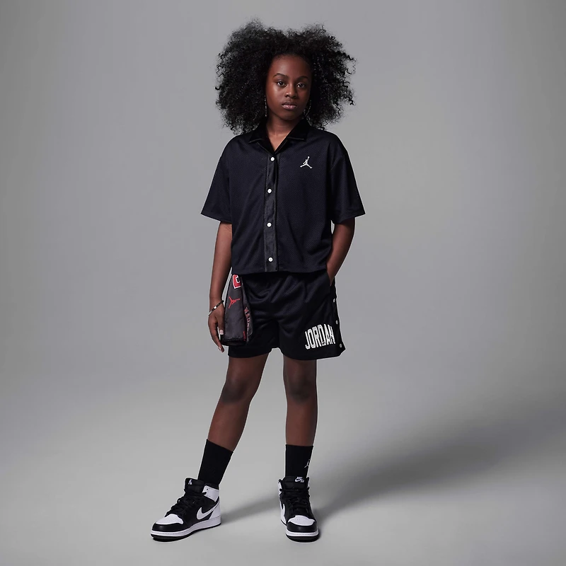 Jordan Dri-FIT Training Camp Big Kids' Jumpman Mesh Top