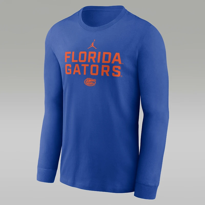 Florida Sideline Men's Jordan Brand Dri-FIT College Long-Sleeve T-Shirt