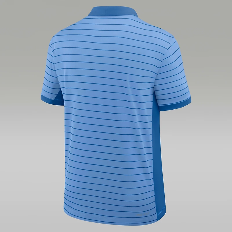 North Carolina Sideline Victory Stripe Men's Jordan Brand Dri-FIT College Polo