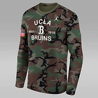 UCLA 2025 Military Appreciation Legend Men's Jordan Brand Dri-FIT College Long-Sleeve T-Shirt