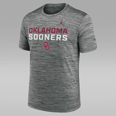 Oklahoma Campus Center Stack Velocity Men's Nike Dri-FIT College T-Shirt