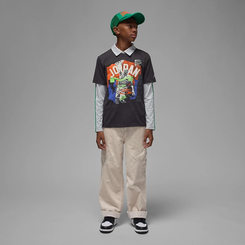 Jordan Big Kids' Throwback Slam T-Shirt