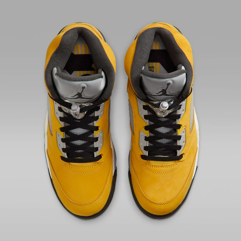 Air Jordan 5 Retro "Varsity Maize and Wolf Grey" Men's Shoes