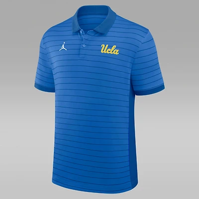 UCLA Sideline Victory Stripe Men's Jordan Brand Dri-FIT College Polo