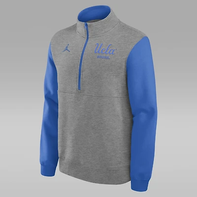 UCLA Club Men's Jordan Brand College 1/2-Zip Crew