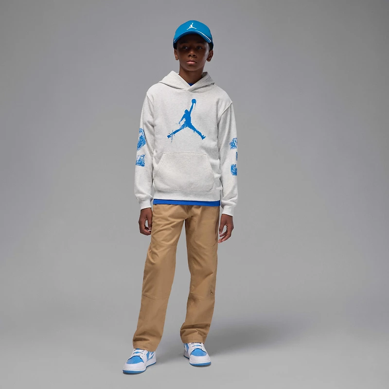 Jordan MVP Big Kids' Jumpman Fleece Pullover Hoodie