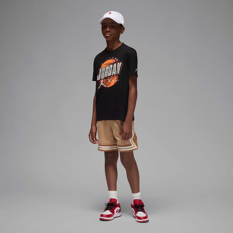 Jordan Big Kids' Distressed Chrome T-Shirt