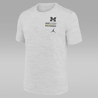 Michigan Campus Chest Stack Velocity Men's Nike Dri-FIT College T-Shirt