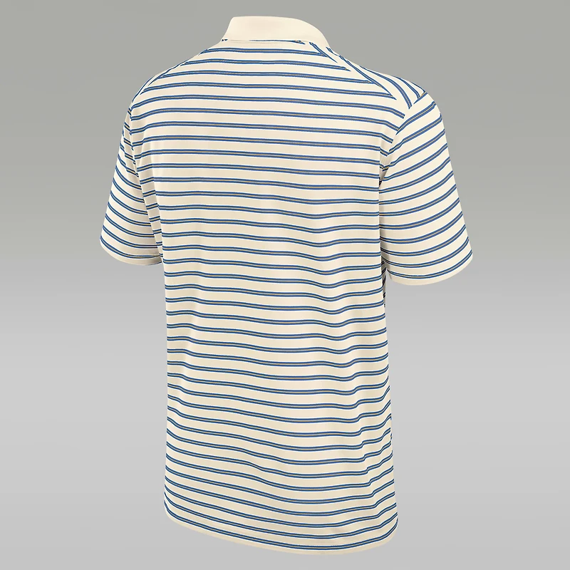 UCLA Striped Men's Jordan Brand Dri-FIT College Polo